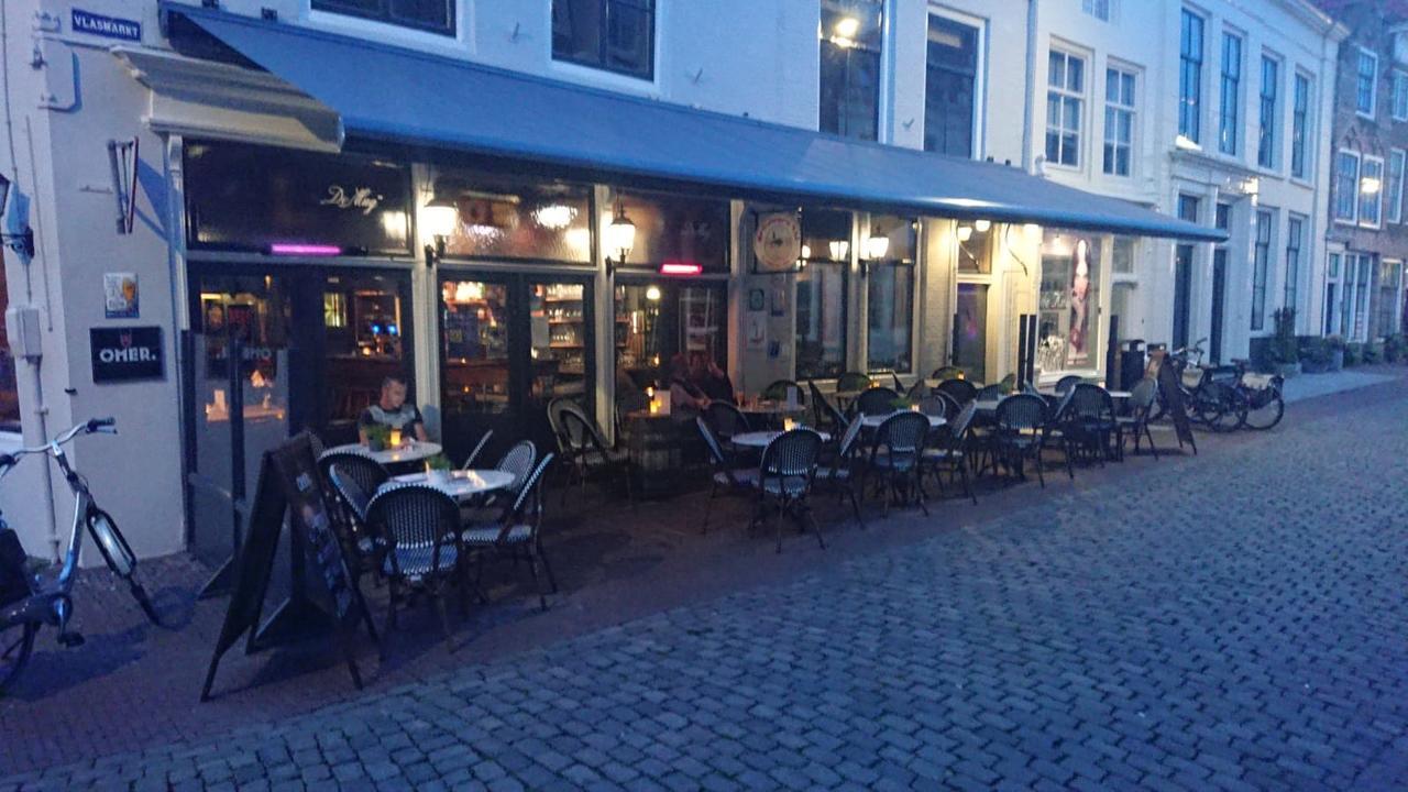 Cafe Restaurant Hotel De Mug Middelburg Exterior foto